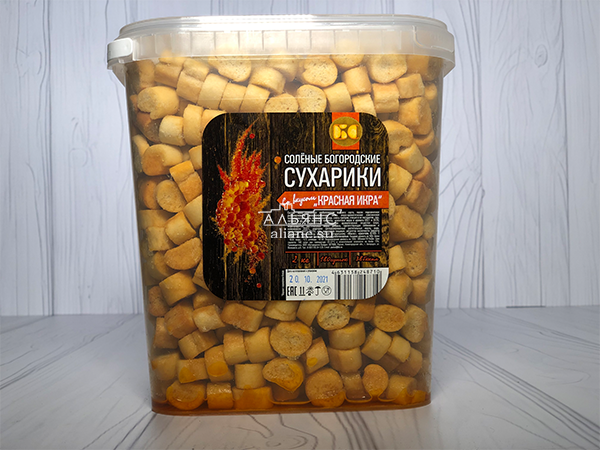 Сухарики с красной икрой во Фрязино