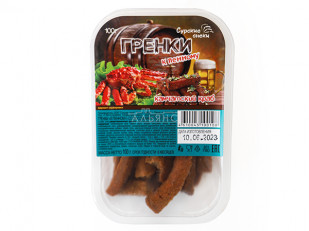 Японские снеки и крекеры: Сурские гренки Камчатский краб (100 гр)