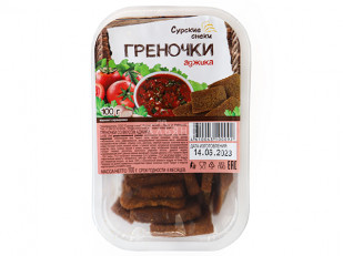 Соус Гуакамоле (90 гр): Сурские гренки с Аджикой (100 гр)