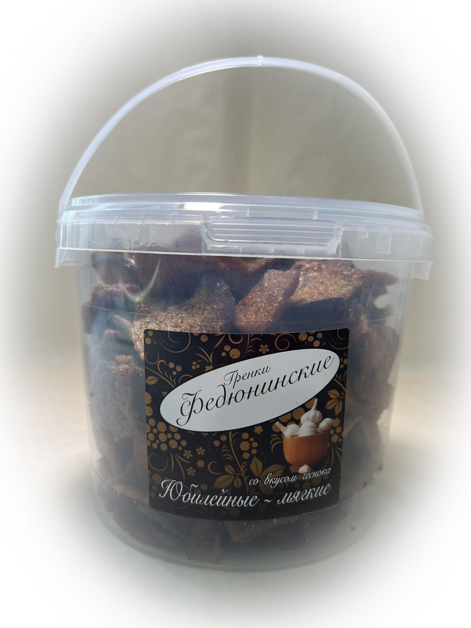 Гренки "ФЕДЮНИНСКИЕ" "Чеснок" (ведро 900 гр.) во Фрязино