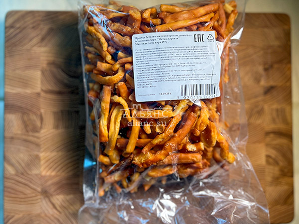 Нитка ЖАРЕНАЯ  Oktobersnack1 кг (сырный продукт) во Фрязино