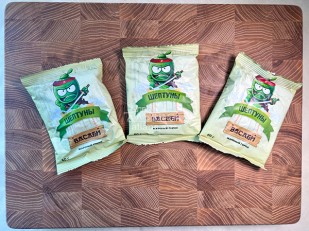 Луковые кольца со вкусом сметаны и лука: Горох жареный со вкусом ВАСАБИ 