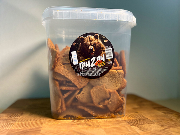 Ведро Ржаные гренки со вкусом Крылышки Барбекю (1 кг) во Фрязино