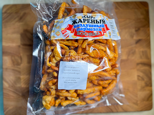Жареный сыр "ВКУСНЯШКА" со вкусом пармезан (500 гр) во Фрязино