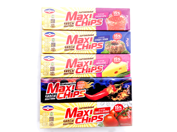 Чипсы "Maxi chips" ассорти 100 гр. во Фрязино