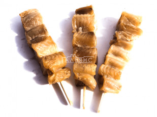 Осьминог по-шанхайски: Шашлычок из сома холодного копчения