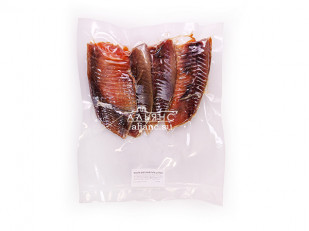 Семга соломка (фарш): Ребра воблы с икрой