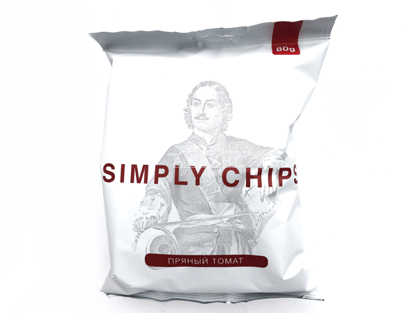 Картофельные чипсы "Simple chips" Пряный томат 80 гр. во Фрязино
