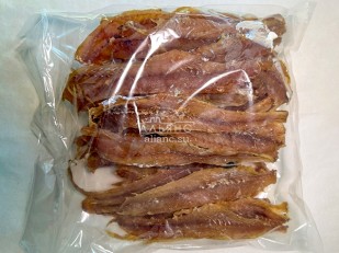 Тунец паутинка: Минтай солёно-сушёный (рваный)